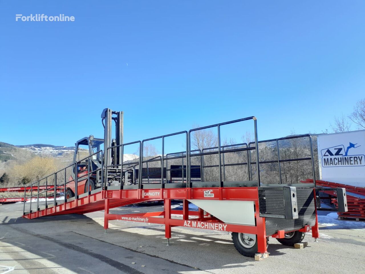 new AZ-Machinery FORMATION 2020- Mobile 8T -ZR mobile ramp